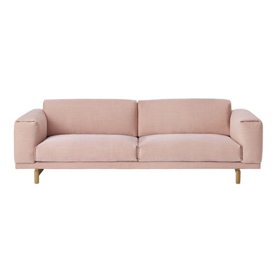 Muuto Rest 3 Seater Sofa Steelcut Trio 515 pink fabric. Made to order from someday designs. #colour_steelcut-trio-515