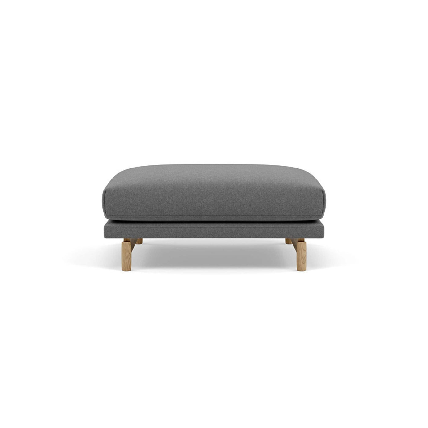 Muuto rest Pouf in wooly 1042 grey fabric. Made to order from someday designs. #colour_wooly-1042-grey