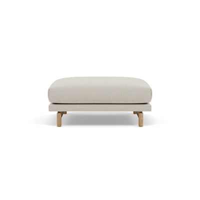 Muuto rest Pouf in wooly 2256 natural fabric. Made to order from someday designs. #colour_wooly-2256-natural