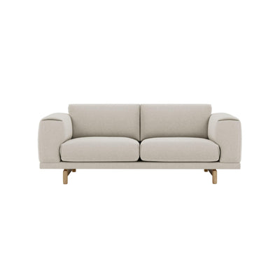 Muuto Rest Sofa in Wooly 2256 Ivory/Natural fabric. Made to order from someday designs. #colour_wooly-2256-natural