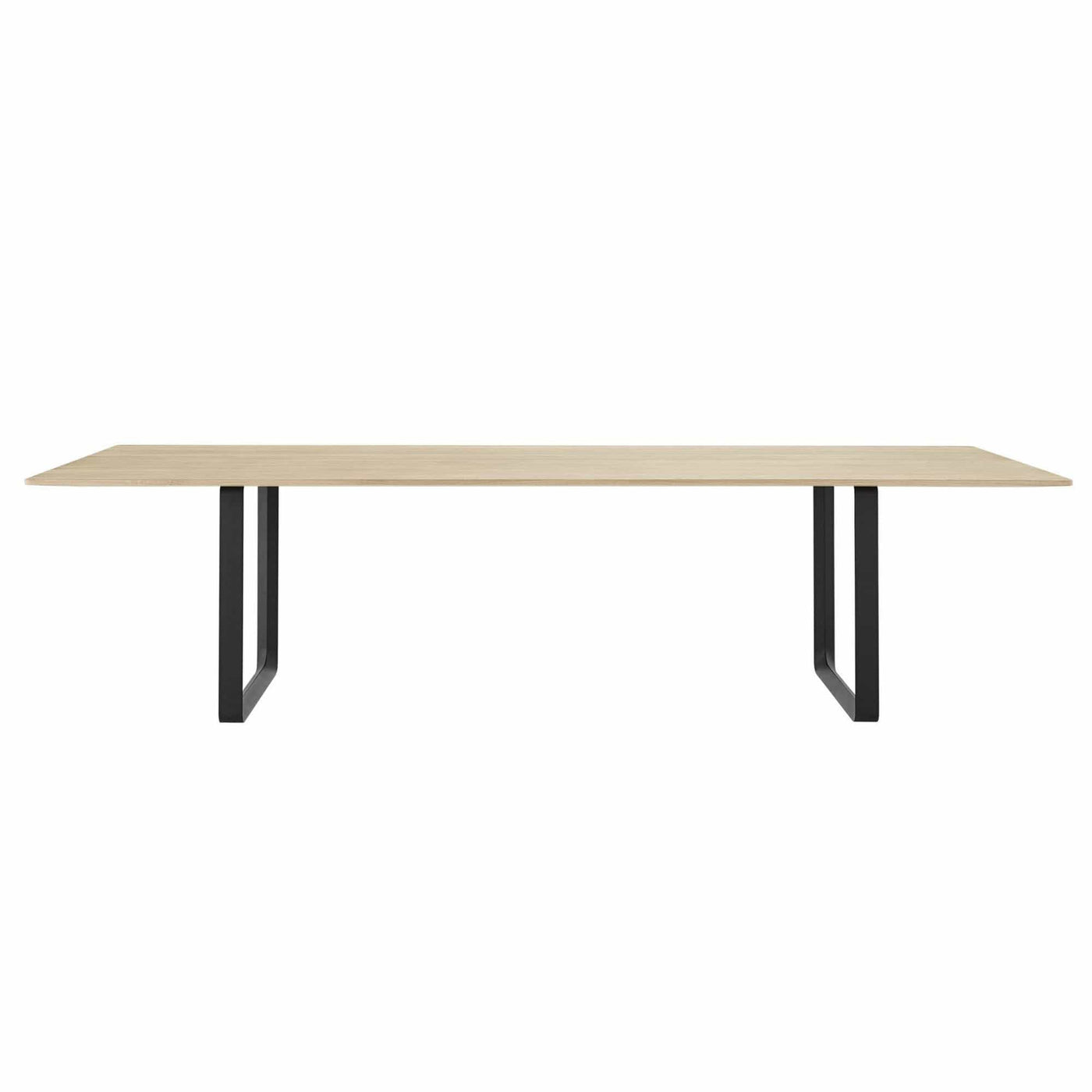 Muuto 70/70 solid oak/black 295x108 table. Shop online at someday designs #colour_solid-oak-black