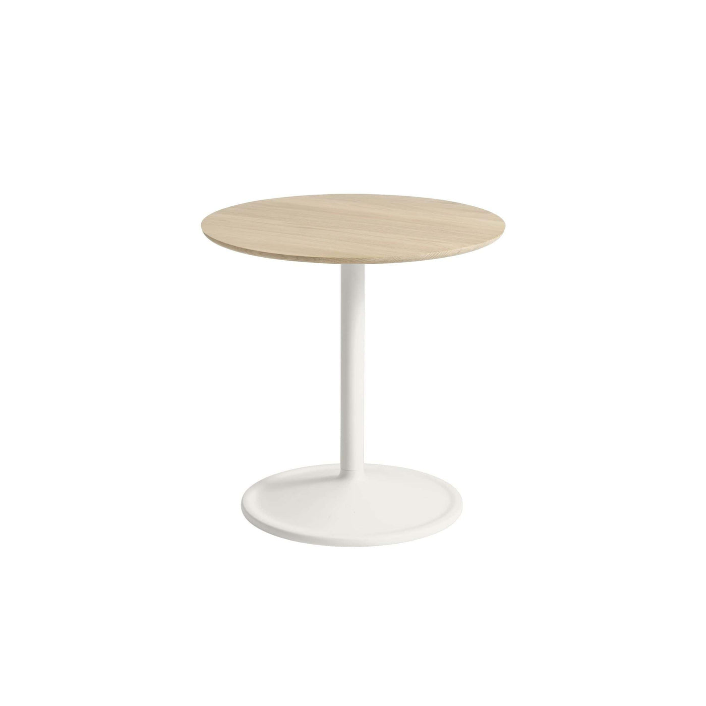 Muuto Soft side table Ø48 x 48cm high. Shop online at someday designs. #colour_solid-oak-white