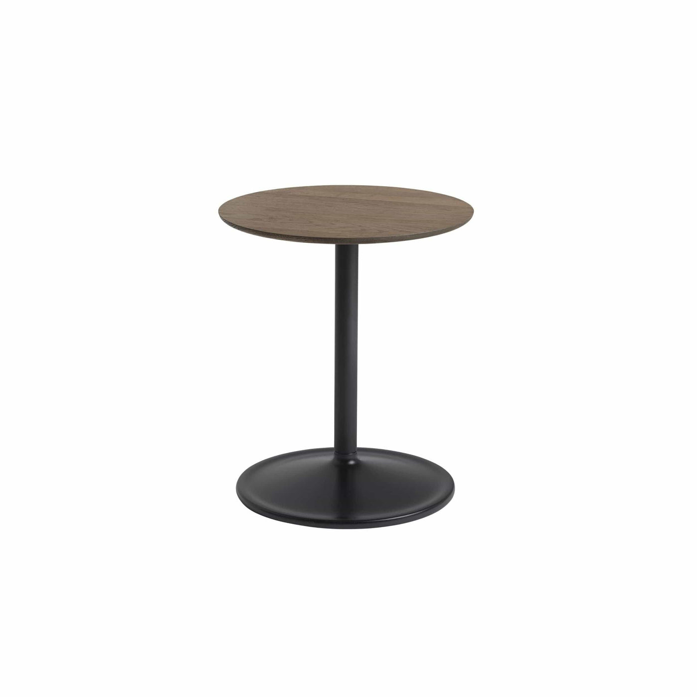 Muuto Soft side table Ø41 x 48cm high. Shop online at someday designs. #colour_solid-smoked-oak-black