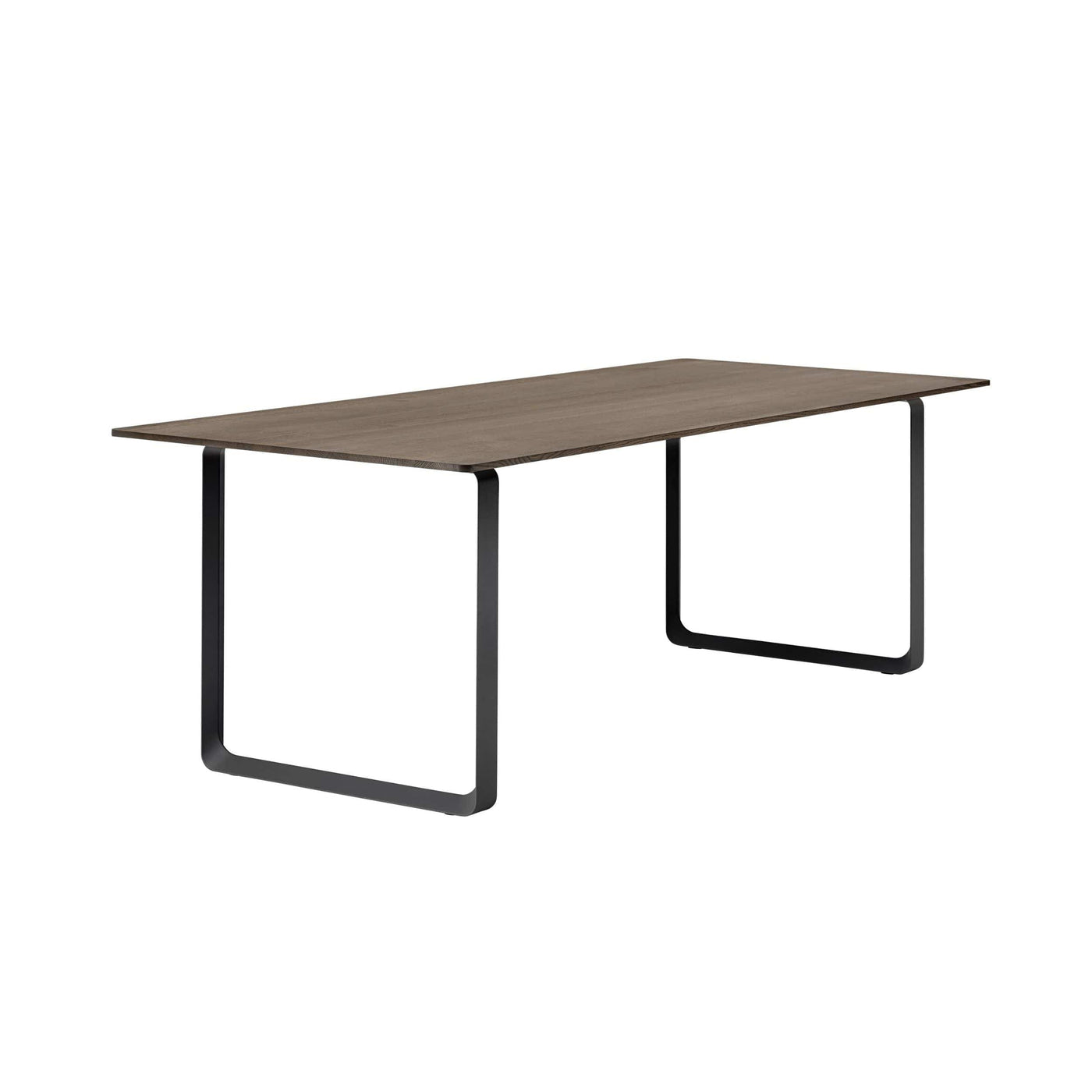 Muuto 70/70 dining table. Shop online at someday designs.   #colour_solid-smoked-oak-black