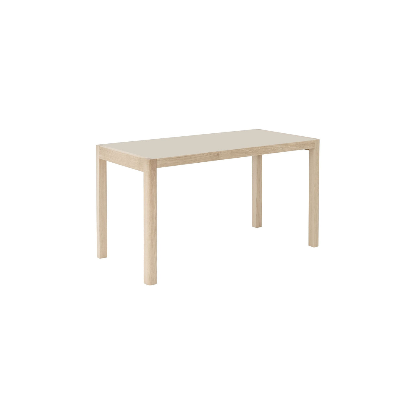 Muuto Workshop Table in warm grey lino/oak. Shop online at someday designs. #size_65x130