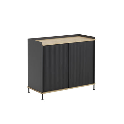 Muuto Enfold Sideboard Tall. Free UK delivery from someday designs. #colour_solid-oak-anthracite-black