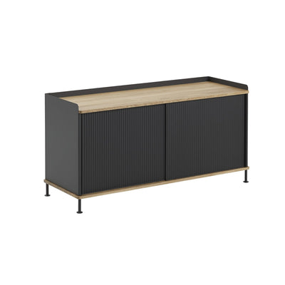 Muuto Enfold Sideboard. Free UK delivery from someday designs. #colour_solid-oak-anthracite-black