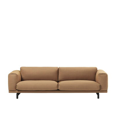 Fiord 451 by Kvadrat. Brown fabric for made-to-order Muuto In Situ, Rest, Outline sofas and five poufs. Order free fabric swatches at someday designs. 