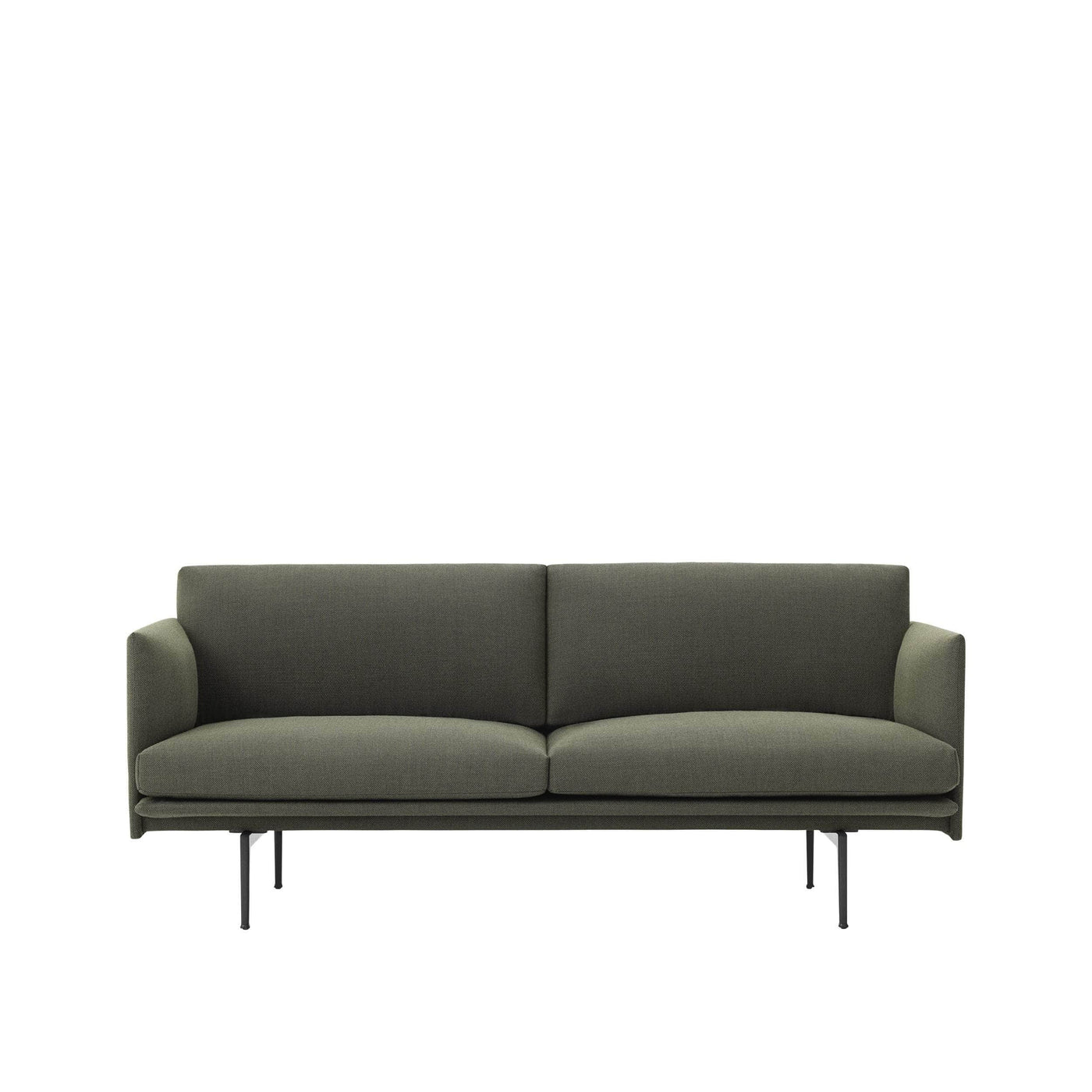 Fiord 961 by Kvadrat. Green upholstery fabric made to order for Muuto Rest, Connect & Outline sofas. Order free fabric swatches at someday designs. 