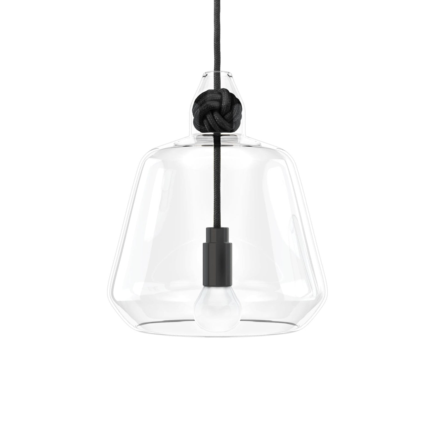 Vitamin Large Knot Pendant Lamp in black. Buy now from someday designs
