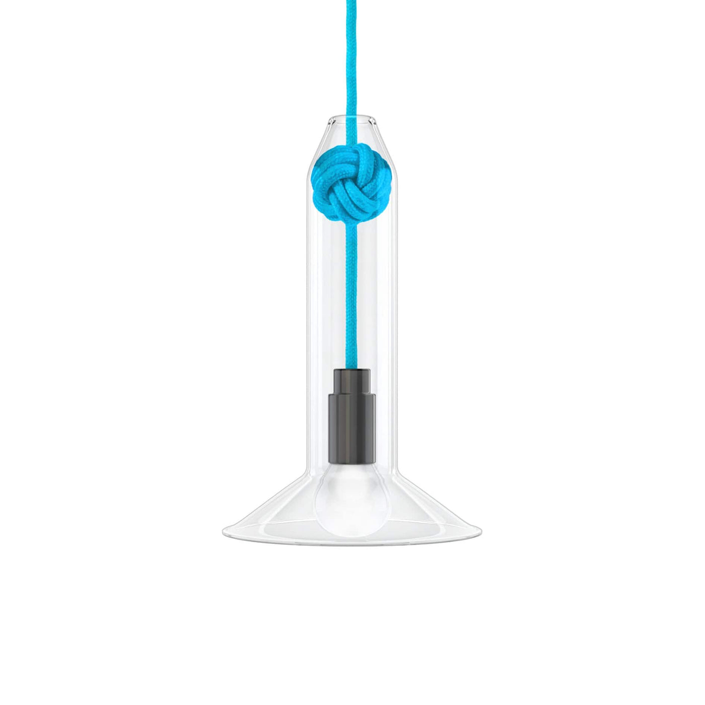 Vitamin Small Knot Pendant Lamp in bright blue. Buy now from someday designs. Vitamin small Knot Lamp ceiling pendant. Shop online at someday designs. #colour_bright-blue