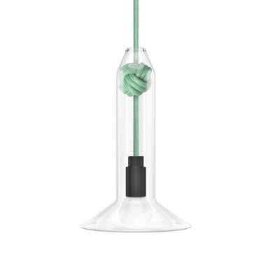 Vitamin small Knot Lamp ceiling pendant. Shop online at someday designs. #colour_mint-green