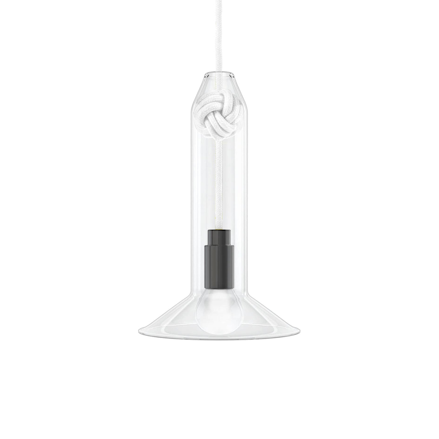 Vitamin small Knot Lamp ceiling pendant. Shop online at someday designs. #colour_white